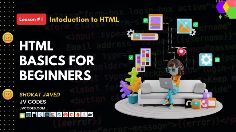 Introduction to HTML for beginners - Lesson 1