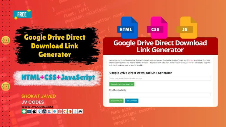 Google Drive Direct Download Link Generator