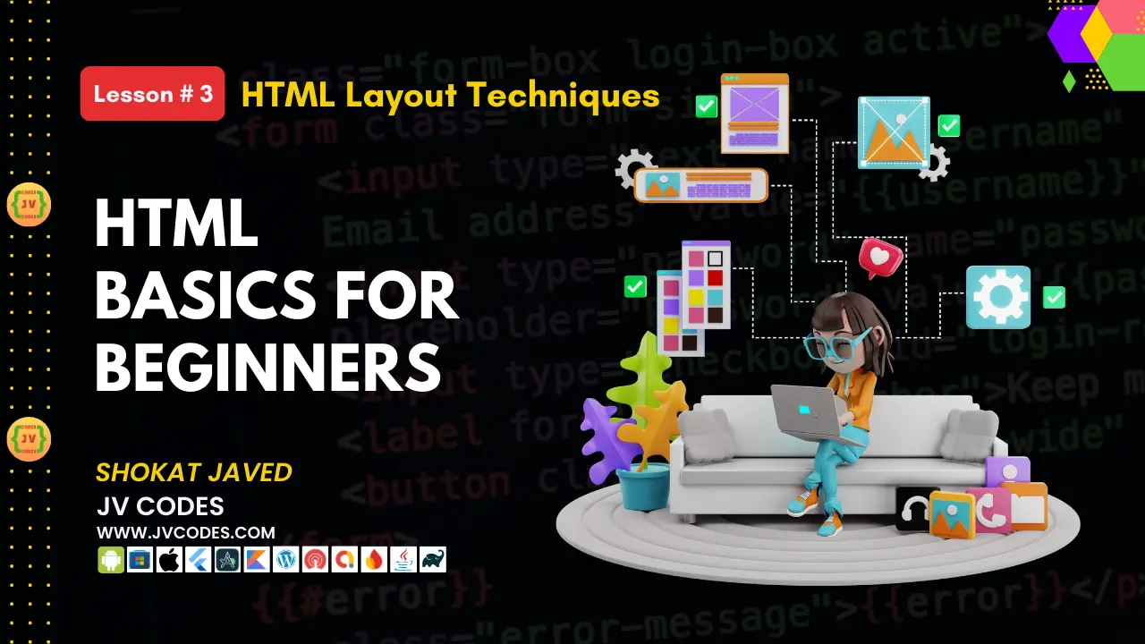 What are HTML layout Techniques for Beginners Lesson 3