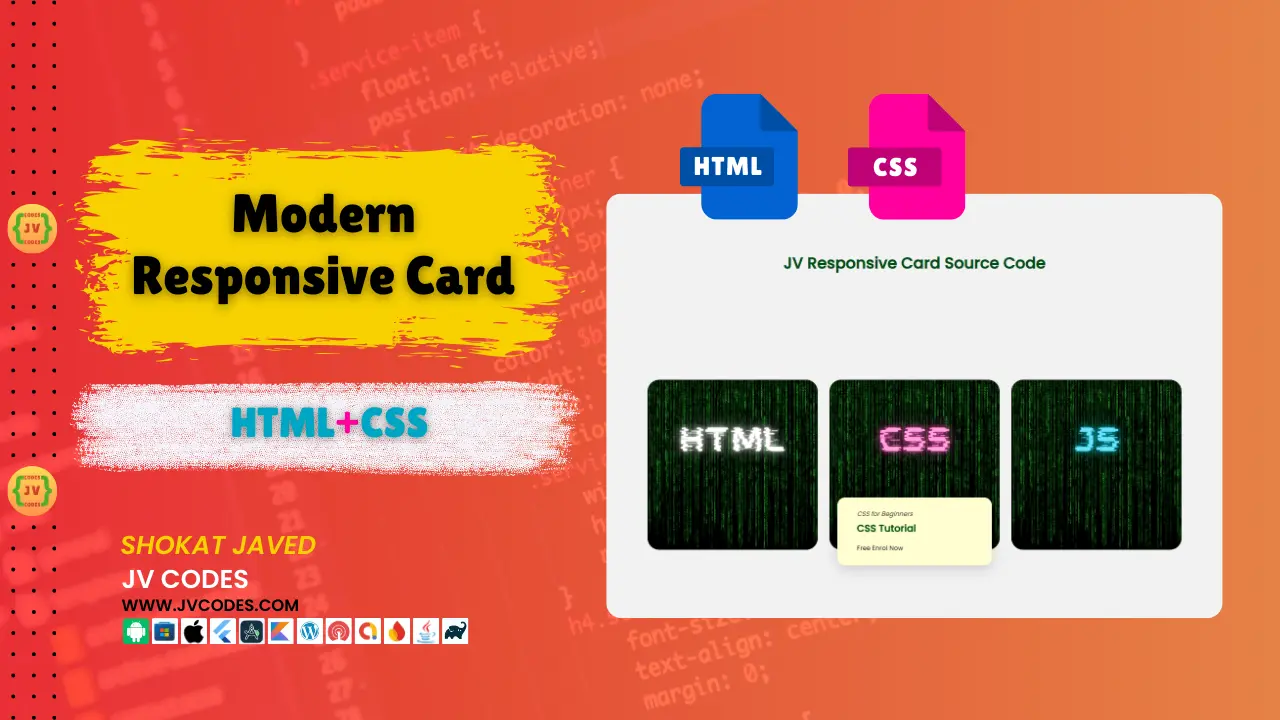 Modern Responsive Card