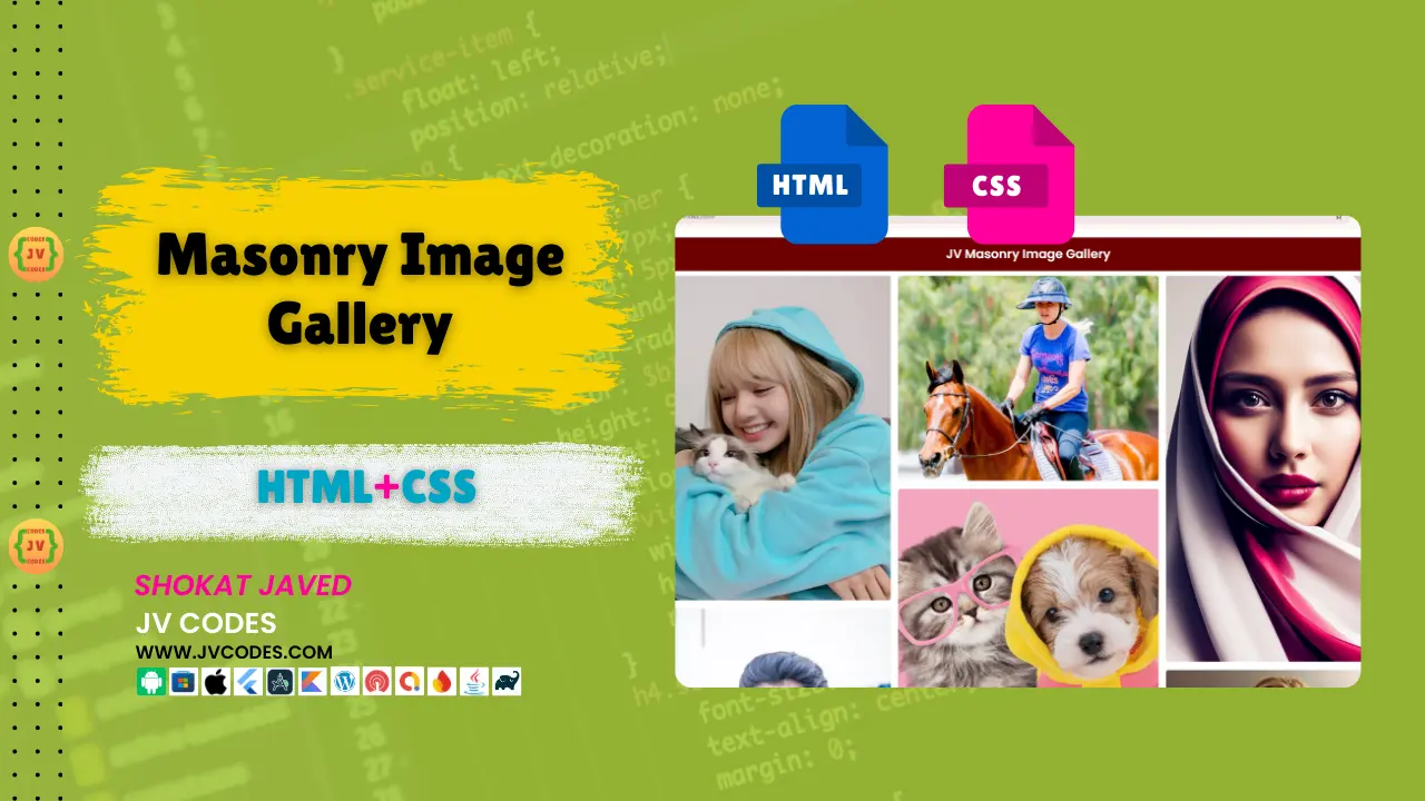 Responsive Masonry Image Gallery Source Code