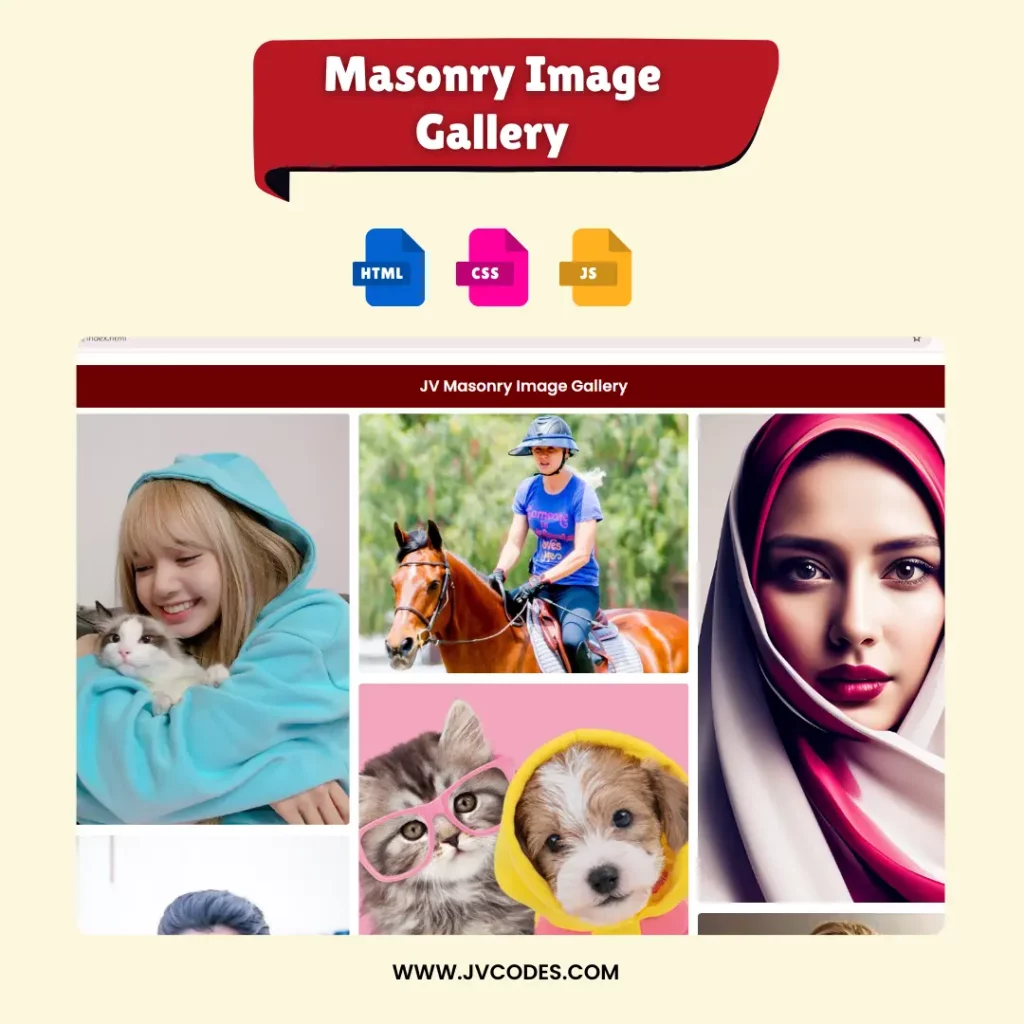 Masonry Image Gallery Source Code