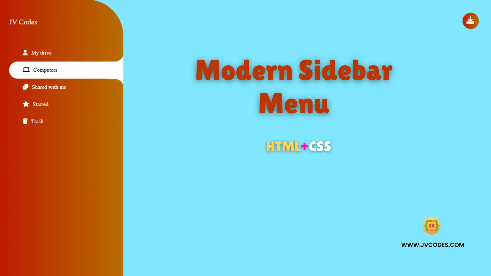 The use of a modern sidebar menu in HTML and CSS is one of the most effective options for improving Web site usability and navigation.