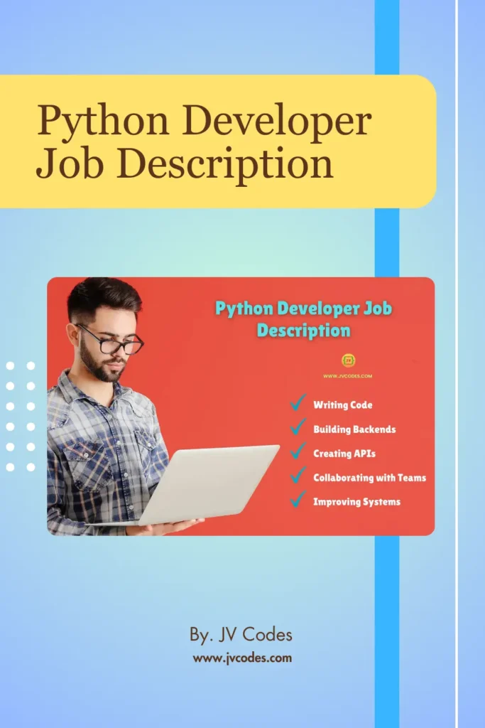 Python Developer Job Description