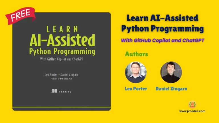 If you’ve ever felt frustrated by the steep learning curve of programming, Learn AI-Assisted Python Programming: With GitHub Copilot and ChatGPT by Leo Porter and Daniel Zingaro