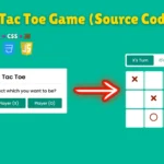 In this article, I am going to share free source codes with you to develop Tic Tac Toe Game Using HTML, CSS, and JavaScript.