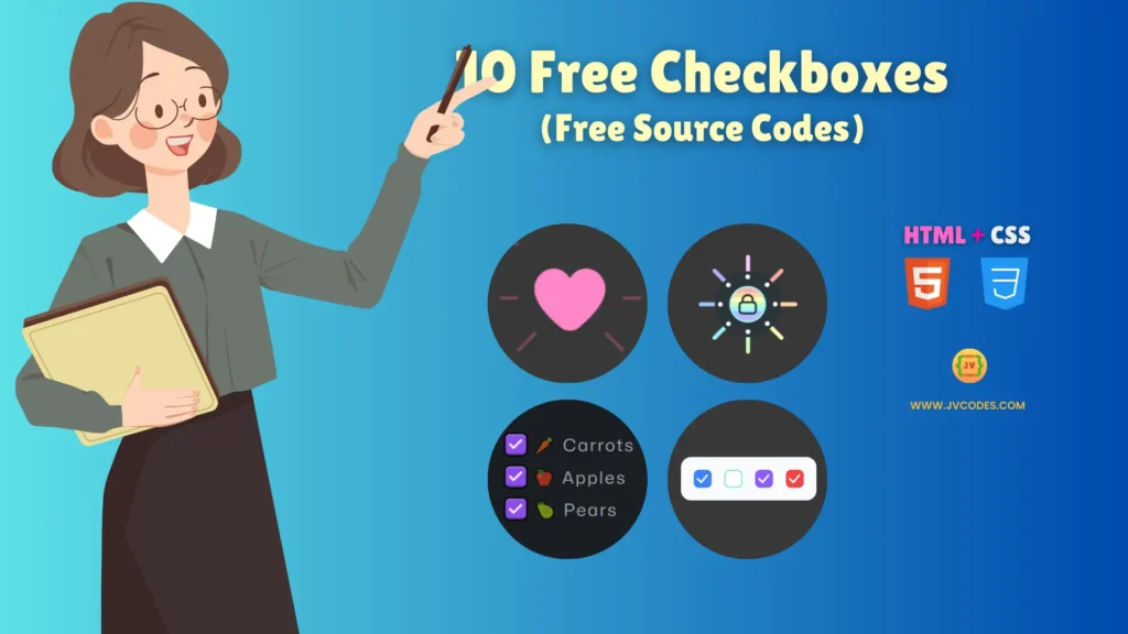 These 10 free Checkboxes are small but important UI elements that shape user interactions. A correctly designed checkbox improves system usability while simultaneously making a website more visually attractive.