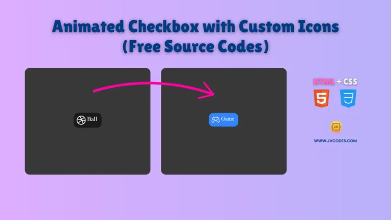 Adding personality to forms is easy with Animated Checkbox with Custom Icons—a playful yet functional UI element that elevates user interactions.
