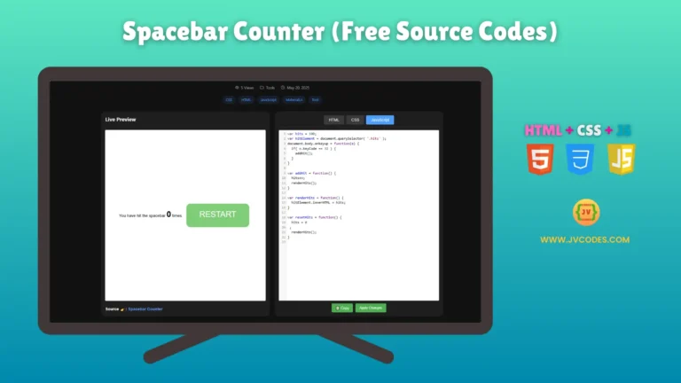 With the Spacebar Counter, users can interactively count each time they press the spacebar on their keyboard.