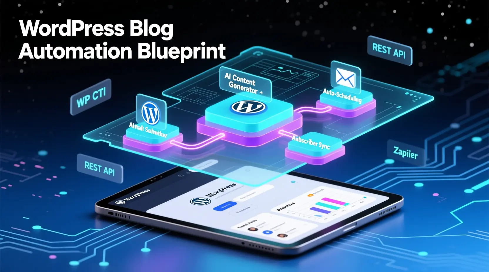 Auto-publish SEO-ready WordPress posts: $6 Etsy blueprint uses Gemini AI + Make.com—saves 20 h/week, 7,440 % ROI, 27-min setup, unlimited articles.